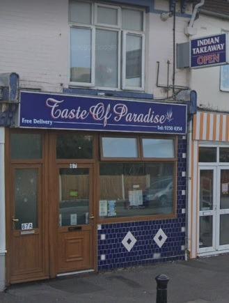 Taste of Paradise, in Brockhurst Road, Gosport, received a five rating on February 20, according to the Food Standards Agency website.