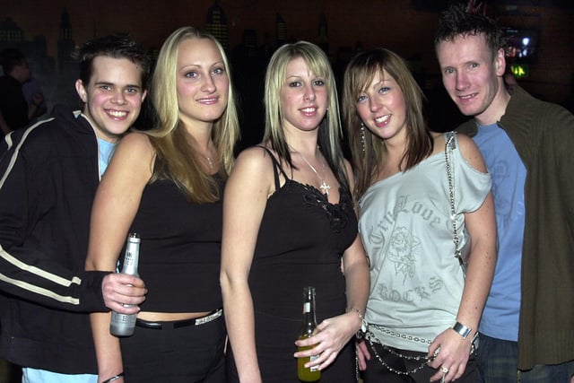 Revellers having a good time at Route 66 nightclub in Guildhall Walk, Portsmouth - (040893-0028)