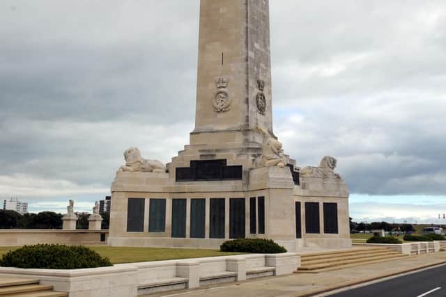 Portsmouth Naval Memorial, on Southsea Common. Picture: Malcolm Wells (112873-1768)