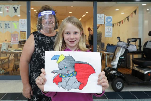 Paula Crawshaw and her daughter, Carrie-Ann, 9 at the opening of Crafty Makery, in Fareham Shopping Centre. Picture: Chris Moorhouse