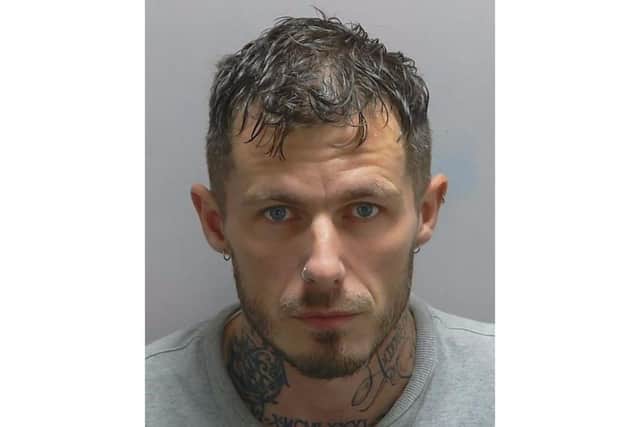 Joel Petty, 40, of Canal Walk, was locked up for 15 months