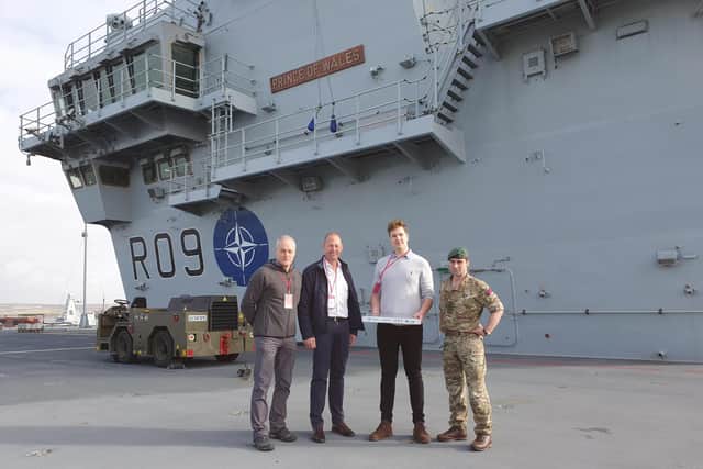 The Royal Navy worked closely alongside BP and Teledyne e2v, a Teledyne UK company, to adapt the quantum technology for use on HMS Prince of Wales