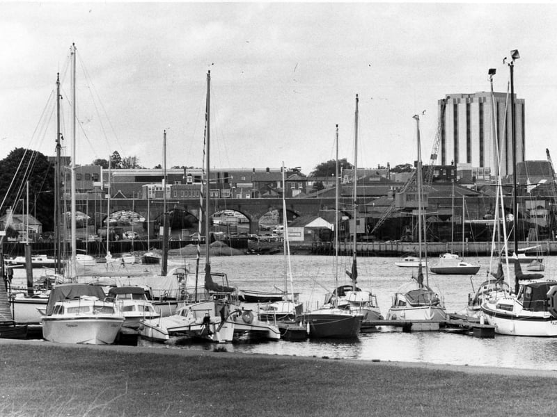 Fareham Creek in August 1982. The News PP4683