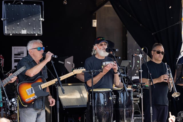 UB40 tribute 'RU40' on stage at Port Solent. 
Picture: Mike Cooter (290723)