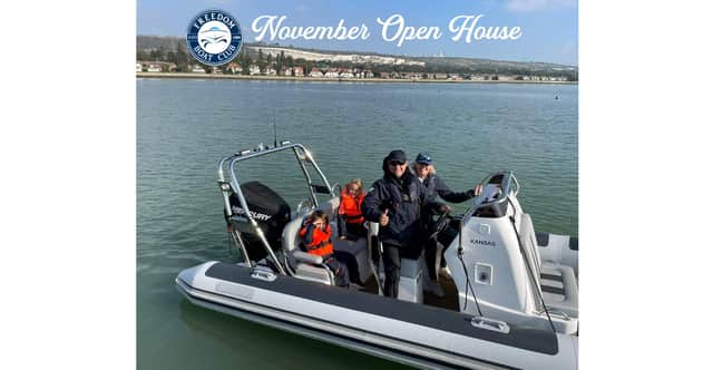 Freedom Boat Club is holding an Open House weekend on November 6-7