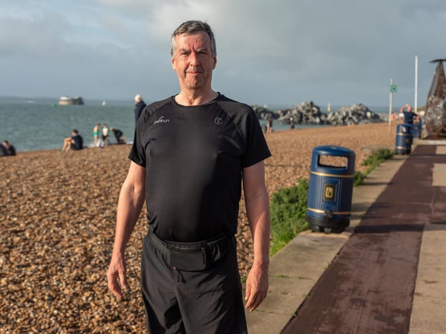 Peter Codd after completing his 200th parkrun. Picture: Mike Cooter