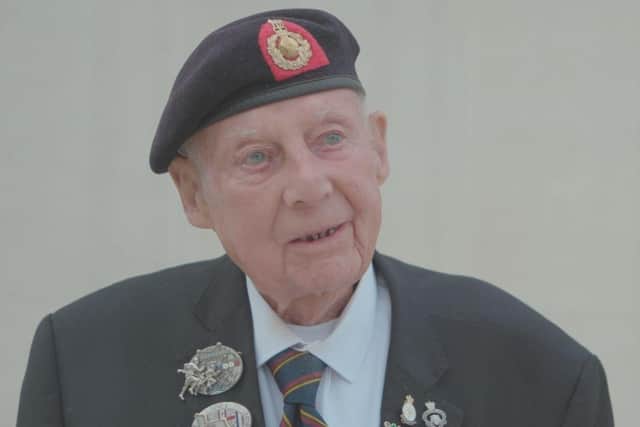 D-Day veteran 98-year-old Jack Quinn CDS Leg d’Hon, coxswain of a Royal Marines landing craft overnight on 5 June 1944. Picture: MoD