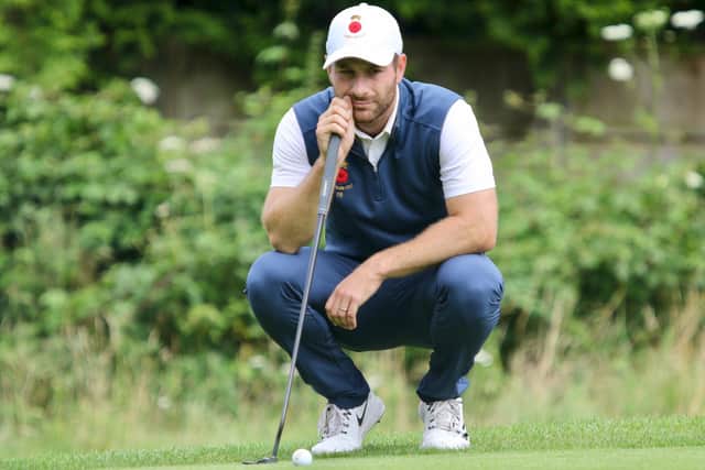Hayling’s Toby Burden for once failed to reach the county championship final when it was held at Stoneham GC. Picture by Andrew Griffin.