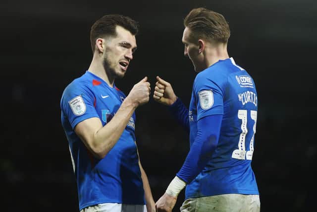 Gaffer for a Day, Tony Brooks, from Fratton, would not start goal hero John Marquis (left) against Fleetwood. Picture: Joe Pepler