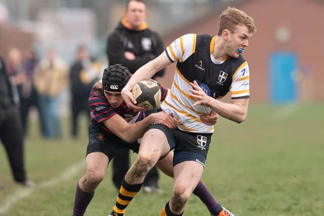 Tom Hopkins bagged a try in Portsmouth's defeat at Old Georgians. Picture: Keith Woodland