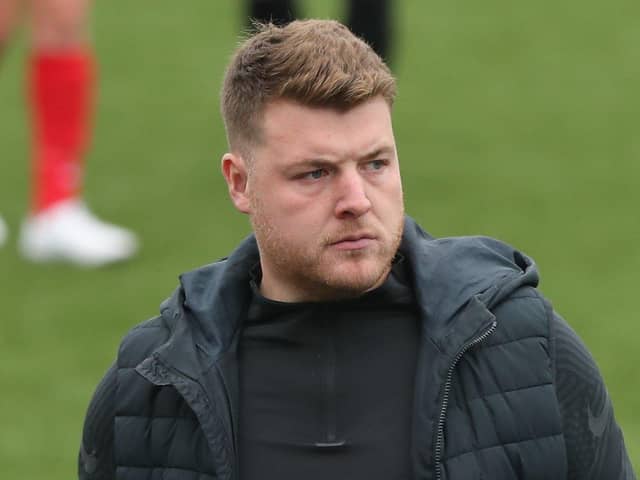 Pompey Women manager Jay Sadler. Pic: Dave Haines.