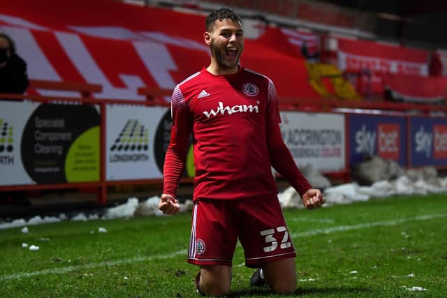 Dion Charles has been left out of Accrington's match-day squad for seven consecutive games. Picture: Gareth Copley/Getty Images