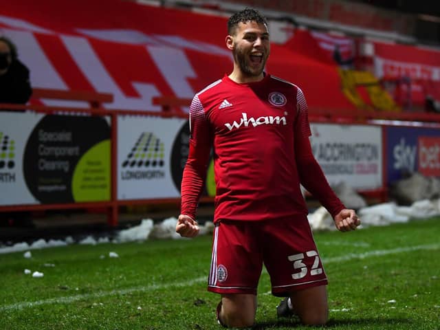 Dion Charles has been left out of Accrington's match-day squad for seven consecutive games. Picture: Gareth Copley/Getty Images