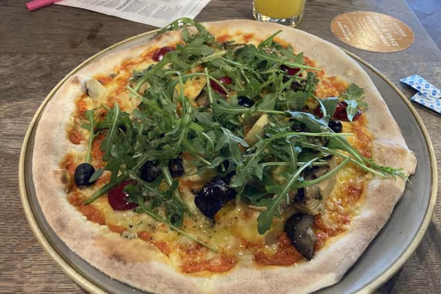 The Primavera pizza at Wildwood in Whiteley