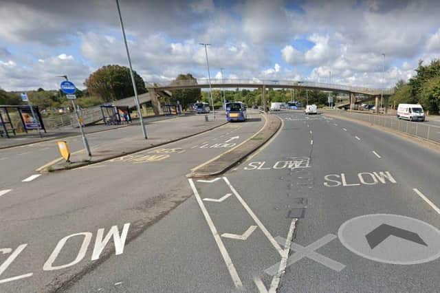 Bus  stops at Hilsea Lido where a new 5G mast will be placed
Picture: Google
