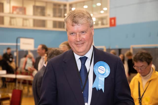Sean Woodward pictured at last year's local elections count
Picture: Alex Shute