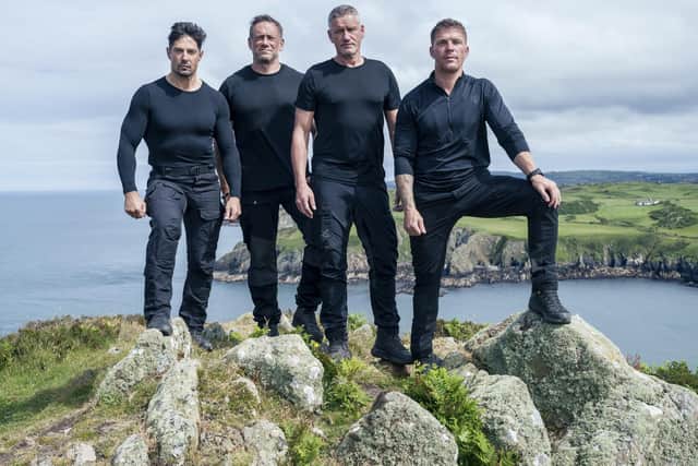 The "burly, shouty" men in charge of the stars on Celebrity SAS: Who Dares Wins: Rudy Reyes, Jason Fox or "Foxy", Billy Billingham and Chris Oliver