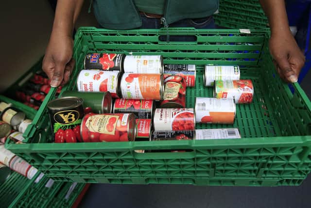 Many food banks are in need of donations this Christmas.