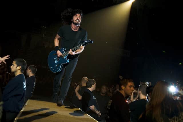 Foo Fighters at Sheffield Hallam Arena. Picture by Tracey Welch.