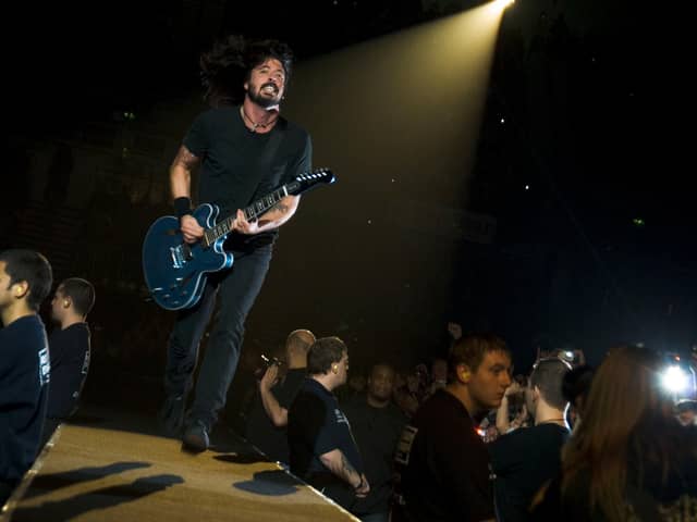 Foo Fighters at Sheffield Hallam Arena. Picture by Tracey Welch.