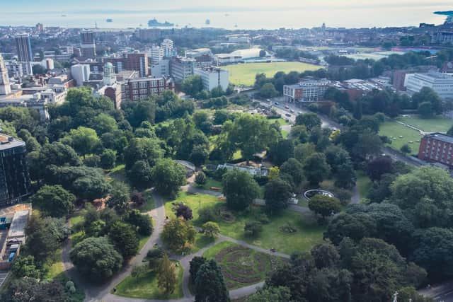 Victoria Park in Portsmouth. Picture: Neil @ www.skymarinerdrone.com