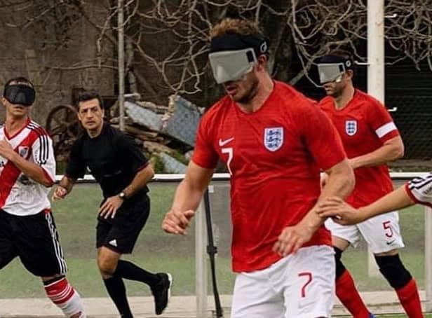 Waterlooville's Brandon Coleman will play in the IBSA Blind Football European Championship semi-finals with his England team-mates later this week