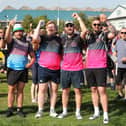 Walkers Luke Povey, Harry Stark, Dean Oliver, James Summersett and Louis Mascarenhas at Rugby Camp. Picture: Sam Stephenson