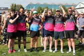 Walkers Luke Povey, Harry Stark, Dean Oliver, James Summersett and Louis Mascarenhas at Rugby Camp. Picture: Sam Stephenson