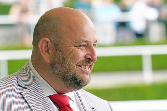 Gary Robinson at Goodwood Racecourse, August 29, 2021. Picture: Malcolm Wells
