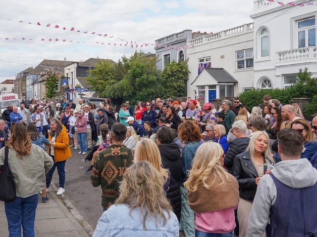 Celebrations on Duncan Road. Picture: Alec Chapman