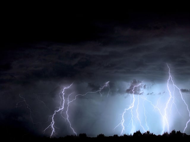 Thunder and lightning are very very frightening for the nine per cent of people who have astraphobia - a fear of storms.