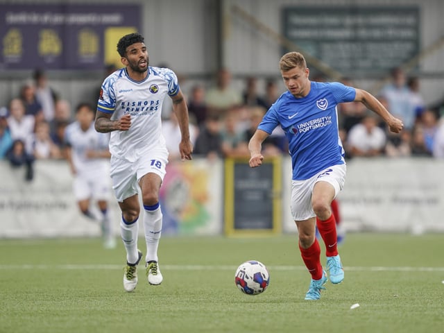 Good to see the Emsworth lad back after his injury scare in Spain. Full of industry and running and nearly bagged himself a goal with a low drive which was well saved.