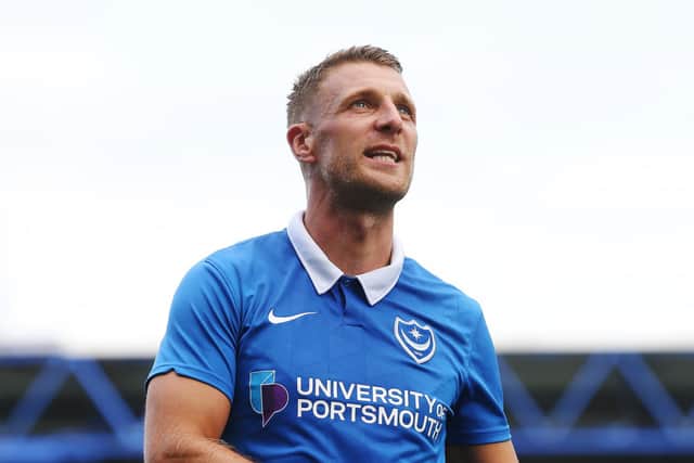 Pompey defender Lee Brown. Picture: Joe Pepler