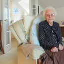 Lily Barnett, 97,  has vowed to walk up and down the corridor outside her flat at Lee-on-Solent all in aid of Help For Heroes