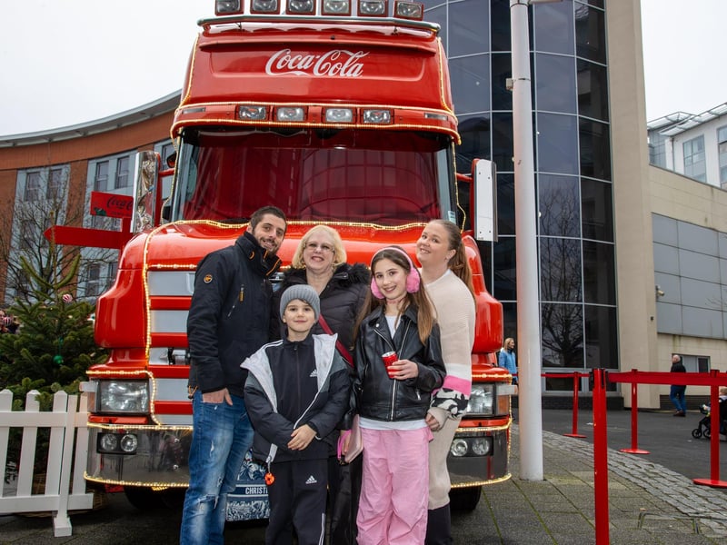 Pictured - The Gamblin Family from Portsmouth.