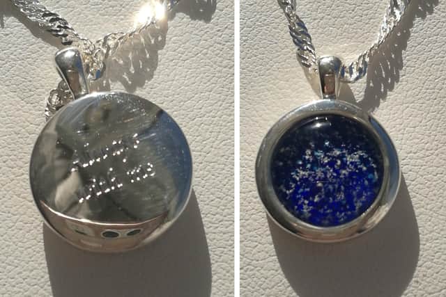 Amy O'Keefe lost a necklace and pendant containing her dad's ashes in Southsea. Picture: Amy O'Keefe