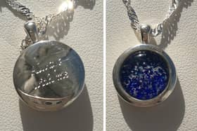 Amy O'Keefe lost a necklace and pendant containing her dad's ashes in Southsea. Picture: Amy O'Keefe
