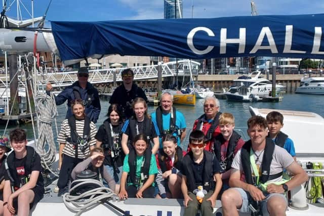 Young people on a voyage