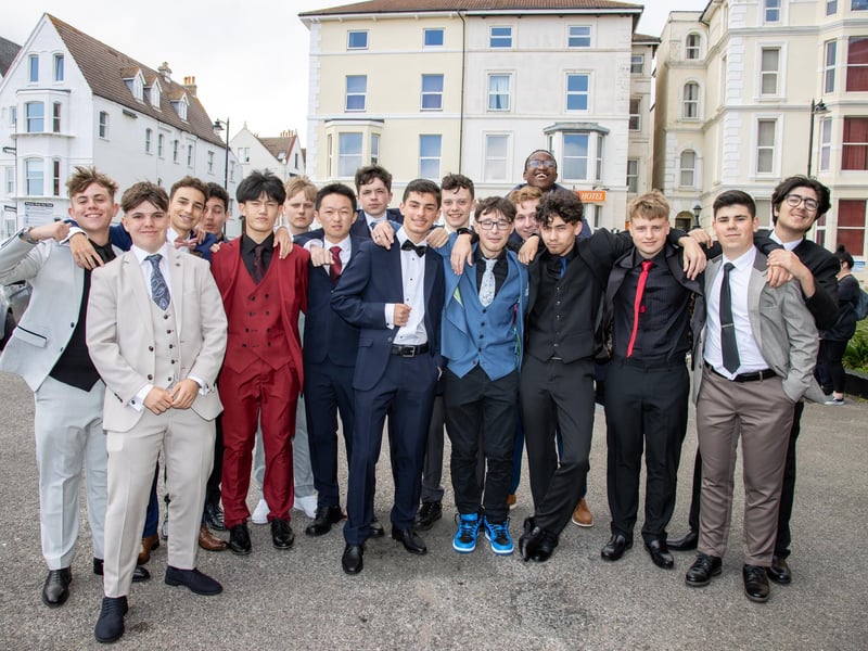Portsmouth Academy held their prom at the Queens Hotel in Southsea on Wednesday evening.Pictured - Students arriving at their Prom at the Queens Hotel in Southsea