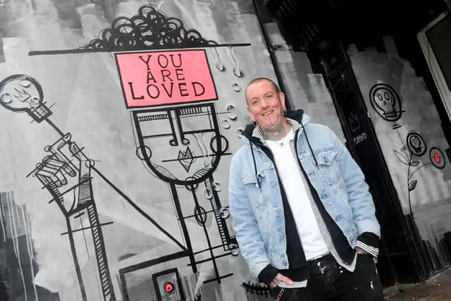 Samo White won the 2020 Guide Award for Best Visual Artist, and after nearly four years of running the Play Dead tattoo studio/gallery in Southsea. 

Picture: Sarah Standing (220219-9892)