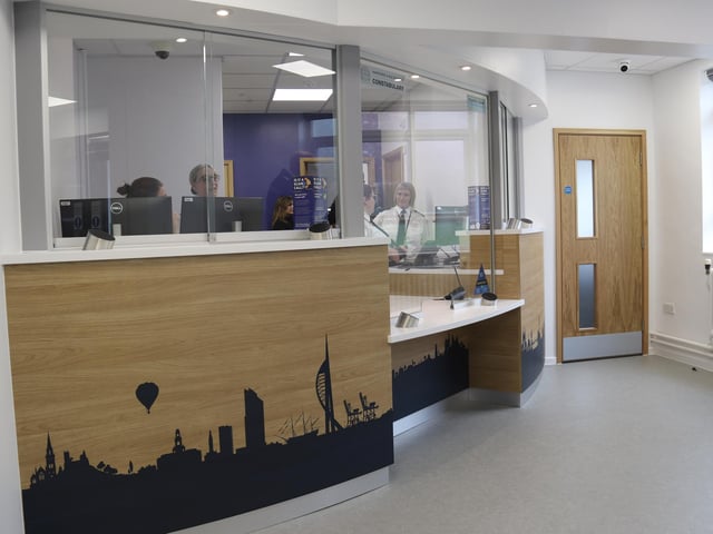 The newly reopened Portsmouth Central Police Station.