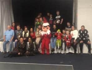 Jonathan's family gathered together at Paulsgrove Social Club to celebrate an early Christmas dinner. Picture: Sasha Clarke.