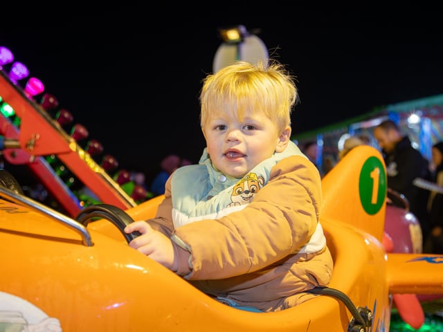 People from across the region descended onto the grounds of HMS Sultan on Thursday evening for a night of excitement, bonfire and fireworks.
Pictured - Lenny Wingfield, 3 from Gosport
Photos by Alex Shute