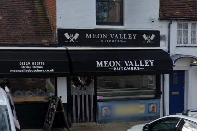 Meon Valley Butchers, in The Square, Wickham, has a 4.9 star rating on Google from 73 reviews.