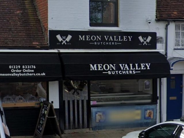 Meon Valley Butchers, in The Square, Wickham, has a 4.9 star rating on Google from 73 reviews.