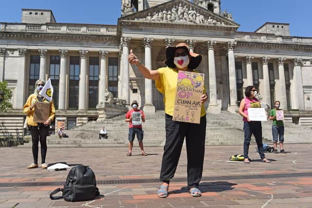 Extinction Rebellion protestors in Portsmouth's Guildhall Square 
© Simon Czapp/Solent News & Photo Agency
