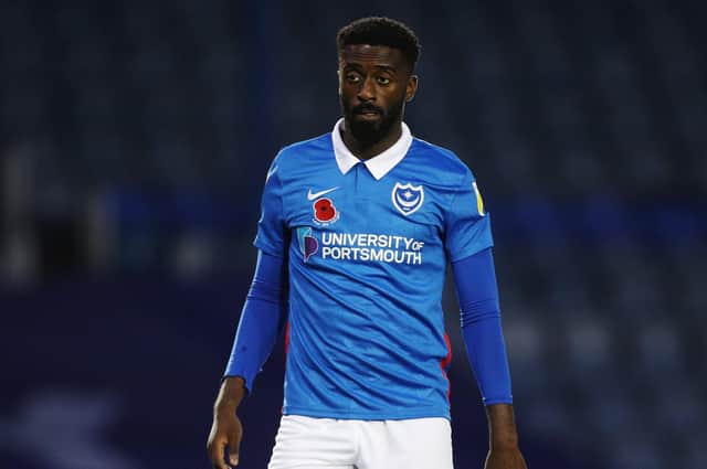 Pompey forward Jordy Hiwula