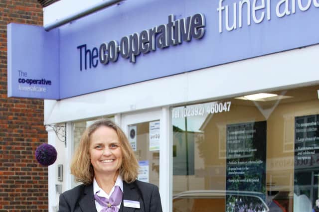 Hayley Wallage, a Funeral Co-ordinator based in the Hayling Island branch of The Co-operative Funeralcare