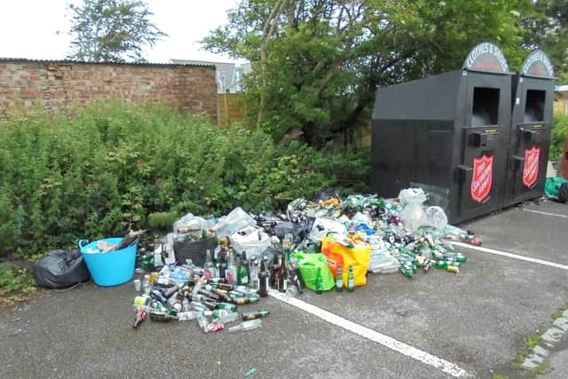 Bottles at Elm Grove. Picture: Richard Coates 