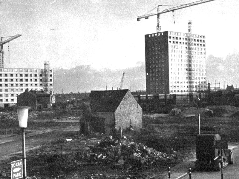 The flats go up in Somers Town